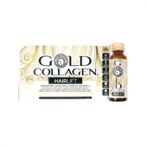 Gold Collagen Hairlift Integratore per Capelli e Unghie 10 Flaconcini Da 50 ml
