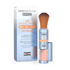 ISDIN Fotoprotector Uv Mineral Brush Protezione Solare SPF50+ Anti-Inquinamento