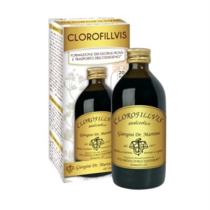 Clorofillvis Liquido Analcolico Integratore Omeopatico con Clorofilla 200 ml