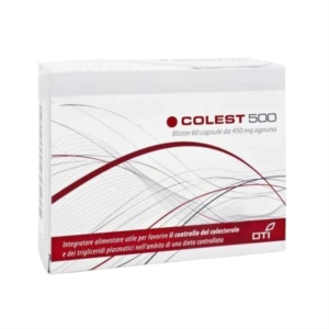 Colest 500 Integratore per il Controllo del Colesterolo 60 capsule