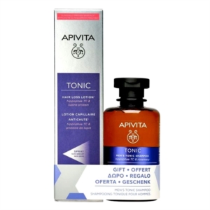Apivita Pro Tonic Gift Men Lozione Anticaduta + Shampoo Tonificante Uomo