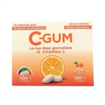 C Gum Agrumi Integratore di VItamina C 18 Chewing Gum