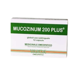 Mucozinum Medicinale Omeopatico per le Difese Immunitaria 200 Plus 12 capsule