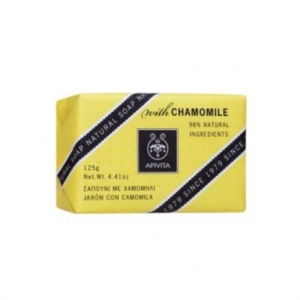 Apivita Natural Soap Chamomile Saponetta con Camomilla 125 G