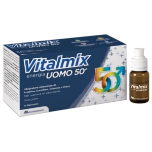 Vitalmix Uomo 50+ Integratore Alimentare Energizzante 10 flaconcini