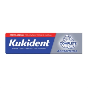 Kukident con Antibatterico Crema Adesiva per Protesi Dentale 40 G