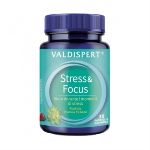 Vemedia Valdispert Stress&focus Integratore per lo Stress 30 Pastiglie Gommose
