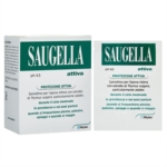Saugella Attiva Salviettine Con Detergente Intimo Ph Acido 4.5 Con Timo 10 Pezzi
