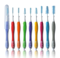 GUM Linea Igiene Dentale Quotidiana Proxabrush 612 8 Ricambi Cilindrici 1.4 mm