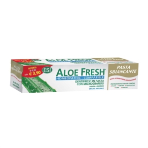 Esi Aloe Fresh Pasta Sbiancante Dentifricio con Microgranuli Liquirizia 100 ml