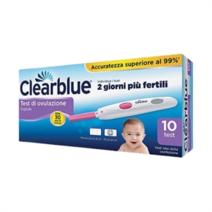 Clearblue Test di Ovulazione Digitale Individua i 2 Giorni Più Fertili 10 Sticks