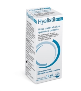 Hyalistil Plus Gocce Oculari Azione Riparatrice e Protettiva Flacone 10 ml