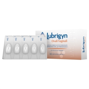 Lubrigyn Ovuli Vaginali Idratanti Lenitivi e Lubrificanti 10 Pezzi da 2 g