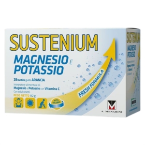 Sustenium Magnesio Potassio Integratore di Sali Minerali 28 Bustine