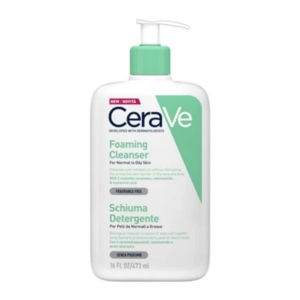 CeraVe Foaming Cleanser Schiuma Detergente Viso per Pelli Normali o Grasse 473ml