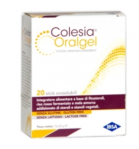 Colesia Oralgel Integratore Colesterolo Trigliceridi 20 Stick Orosolubili