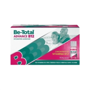 Be-Total Advance B12 Integratore Concentrato di Vitamina B12 15 Flaconcini