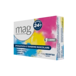 Mag Ricarica 24h Integratore Alimentare a Base di Magnesio e Vitamina B6 10Buste