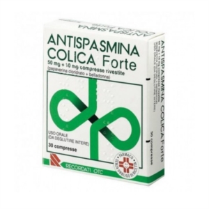Antispasmina Colica Forte 50 Mg + 10 Mg Compresse Rivestite 30 Compresse