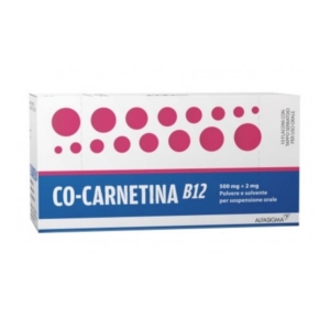 Cocarnitin B12 500 Mg + 2 Mg Polvere E Solvente Per Soluzione Orale 10 Flaconi Con Tappo Serbatoio