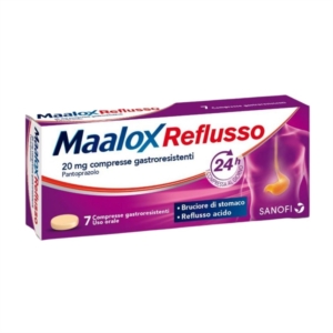 Maalox Reflusso 20 Mg Compresse Gastroresistenti 7 Compresse In Blister Opa/Alu/Pvc-Al
