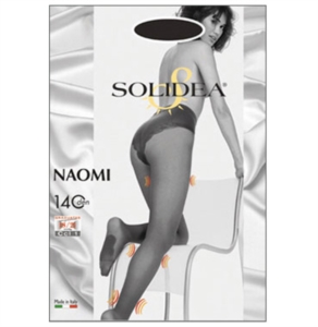 Solidea Linea Preventiva Naomi Collant 140 Den Compressione Graduata 1-S Moka