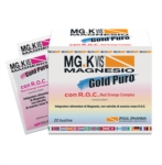 MGK VIS Linea Sali Minerali MG Gold Puro Magnesio Citrato Integratore 20 Bustine