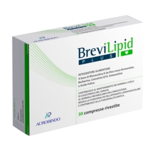 Aurobindo Linea Colesterolo BreviLipid Plus Integratore Alimentare 30 Compresse