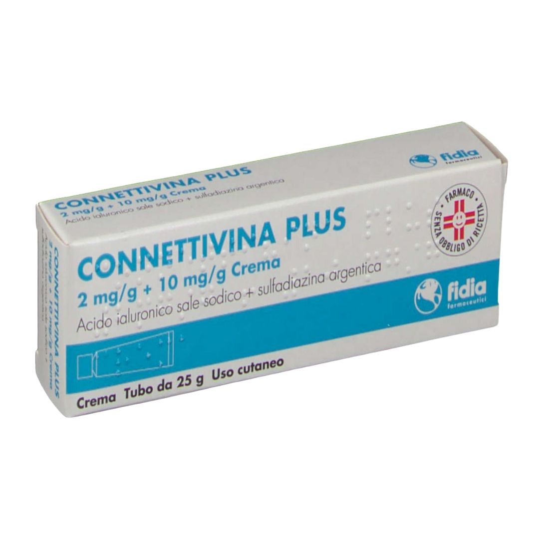 Connettivina Plus 0,2% + 1% Crema Tubo 25 G