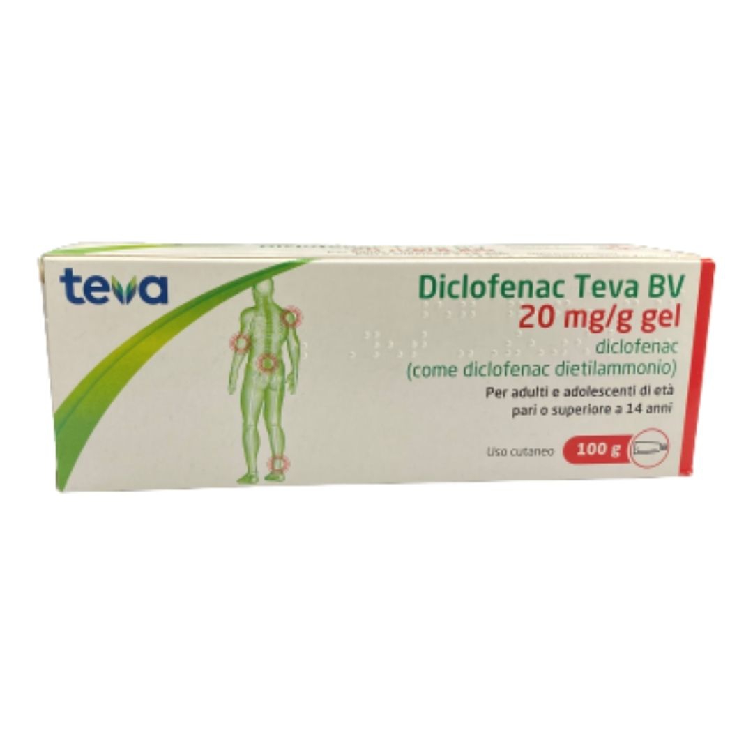 Diclofenac Teva Gel100g 20Mg/G 