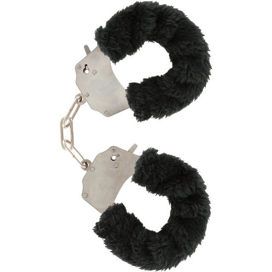 Furry Fun Cuffs Bondage Black Manette Nere con Peluche