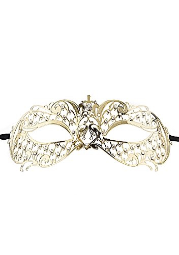 Ouch Angel Masquerade Gold Mascherina Angelo Veneziano