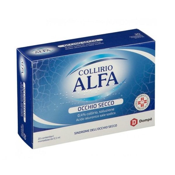 Dompe  Farmaceutici Collirio Alfa Occhio Sec Dompe  Farmaceutici Collirio alfa occhio sec*20fl