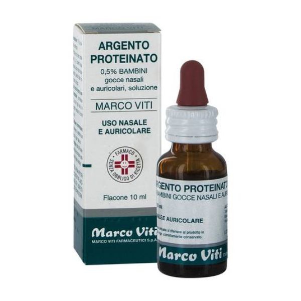 Marco Viti Farmaceutici Argento Proteinato Marco Viti Farmaceutici Argento proteinato*0,5% 10ml