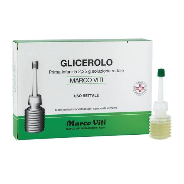 Marco Viti Farmaceutici Glicerolo Mv Marco Viti Farmaceutici Glicerolo mv*6cont 2,25g