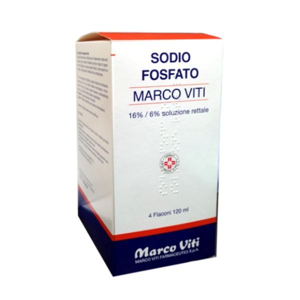 Marco Viti Farmaceutici Sodio Fosfato Mv Marco Viti Farmaceutici Sodio fosfato mv*rett 4fl