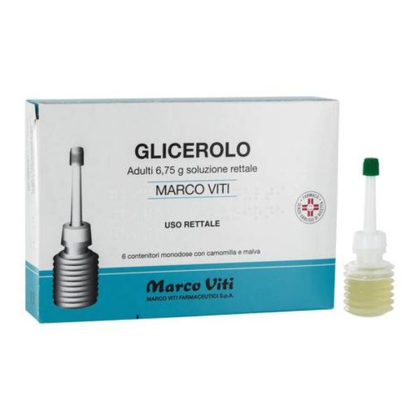 Marco Viti Farmaceutici Glicerolo Mv Marco Viti Farmaceutici Glicerolo mv*6cont 6,75g