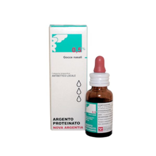 Nova Argentia  Ind. Farm Argento Proteinato Nova Argentia  Ind. Farm Argento proteinato*0,5% 10ml