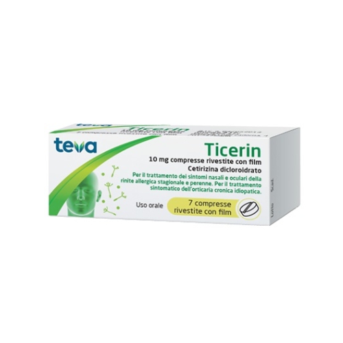 Teva Italia Ticerin Teva Italia Ticerin*7cpr riv 10mg