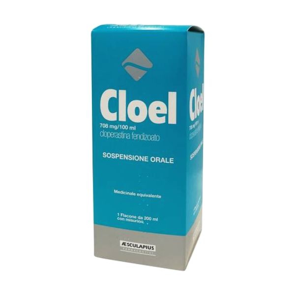 Aesculapius Farmaceutici Cloel Aesculapius Farmaceutici Cloel*os sosp 200ml708mg/100ml