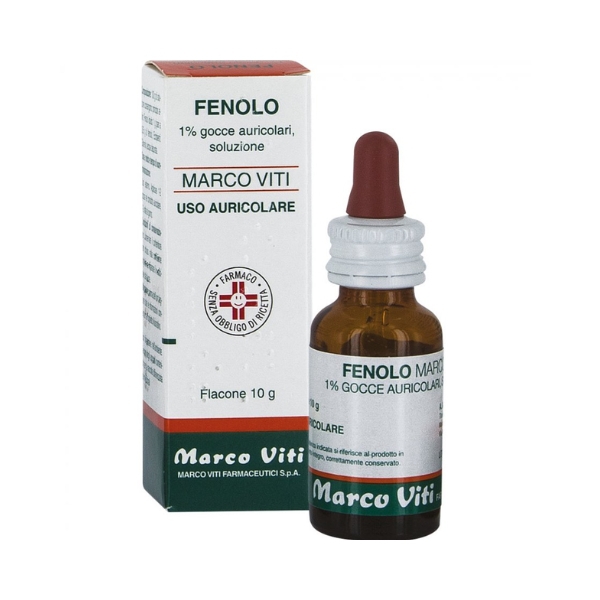 Marco Viti Farmaceutici Fenolo Mv Marco Viti Farmaceutici Fenolo mv*gtt oto 10g1%