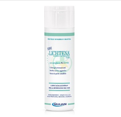 Lichtena Dermo-Detergente Viso con AI 3 active per Pelli Sensibili 200 ml