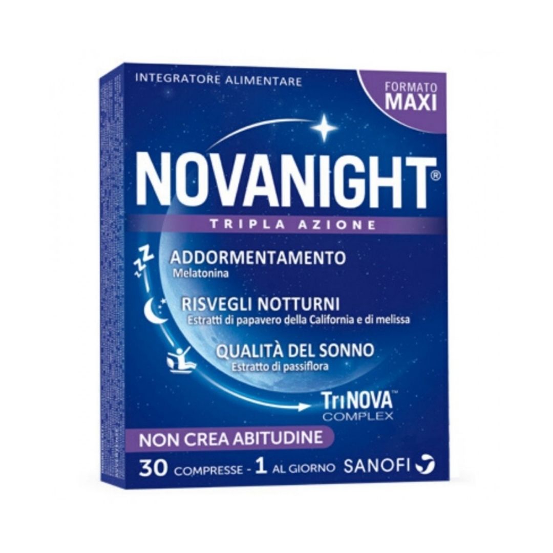 Novanight Integratore per Favorire il Riposo Notturno 30 Compresse