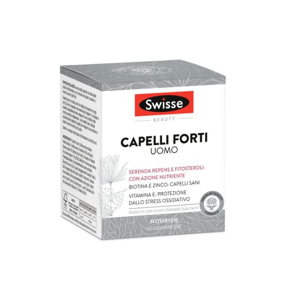 Swisse Capelli Forti Uomo Integratore Alimentare 30 Compresse