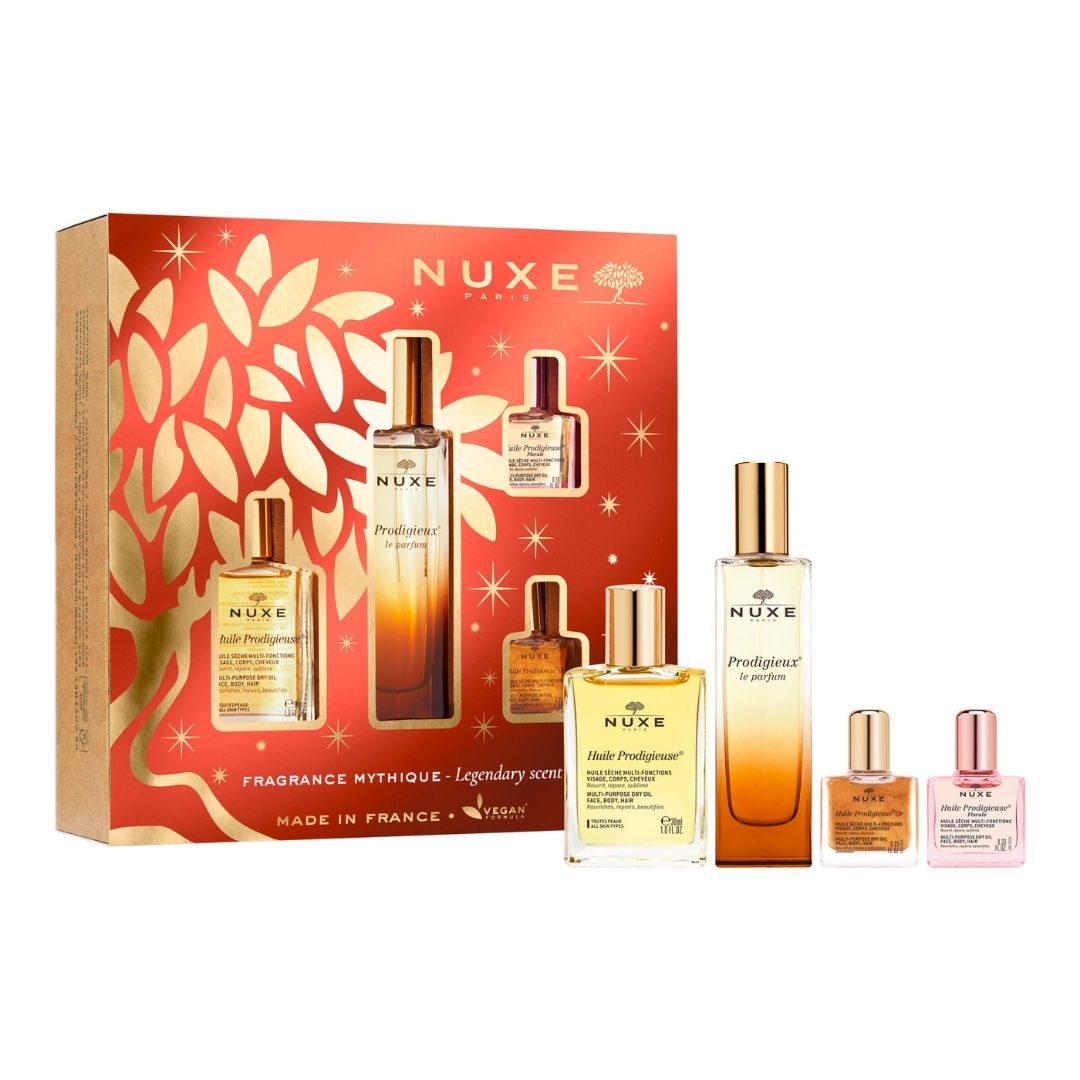 Nuxe Cofanetto di Natale Fragranza Mitica Profumo 50 ml + Oli