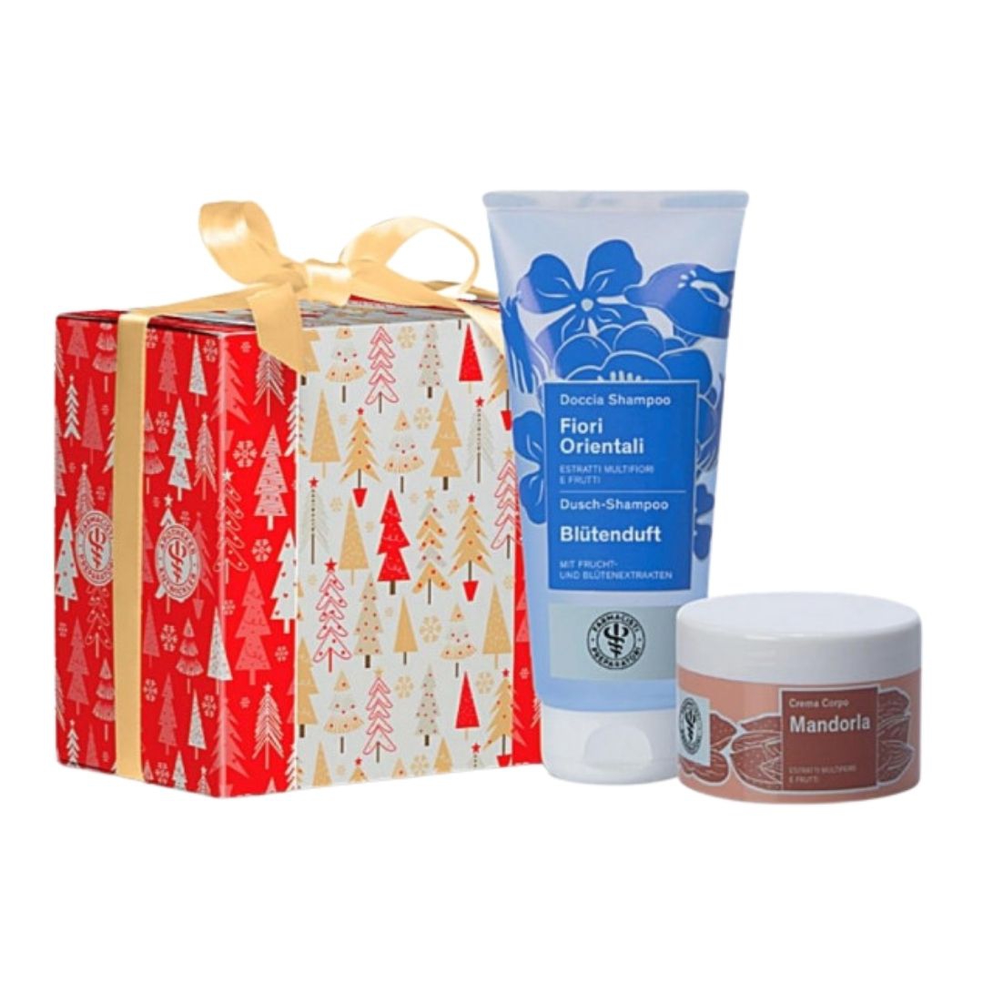 Unifarco Cofanetto Natale Duo Corpo Gesti Profumati Doccia Shampoo + Crema Corpo