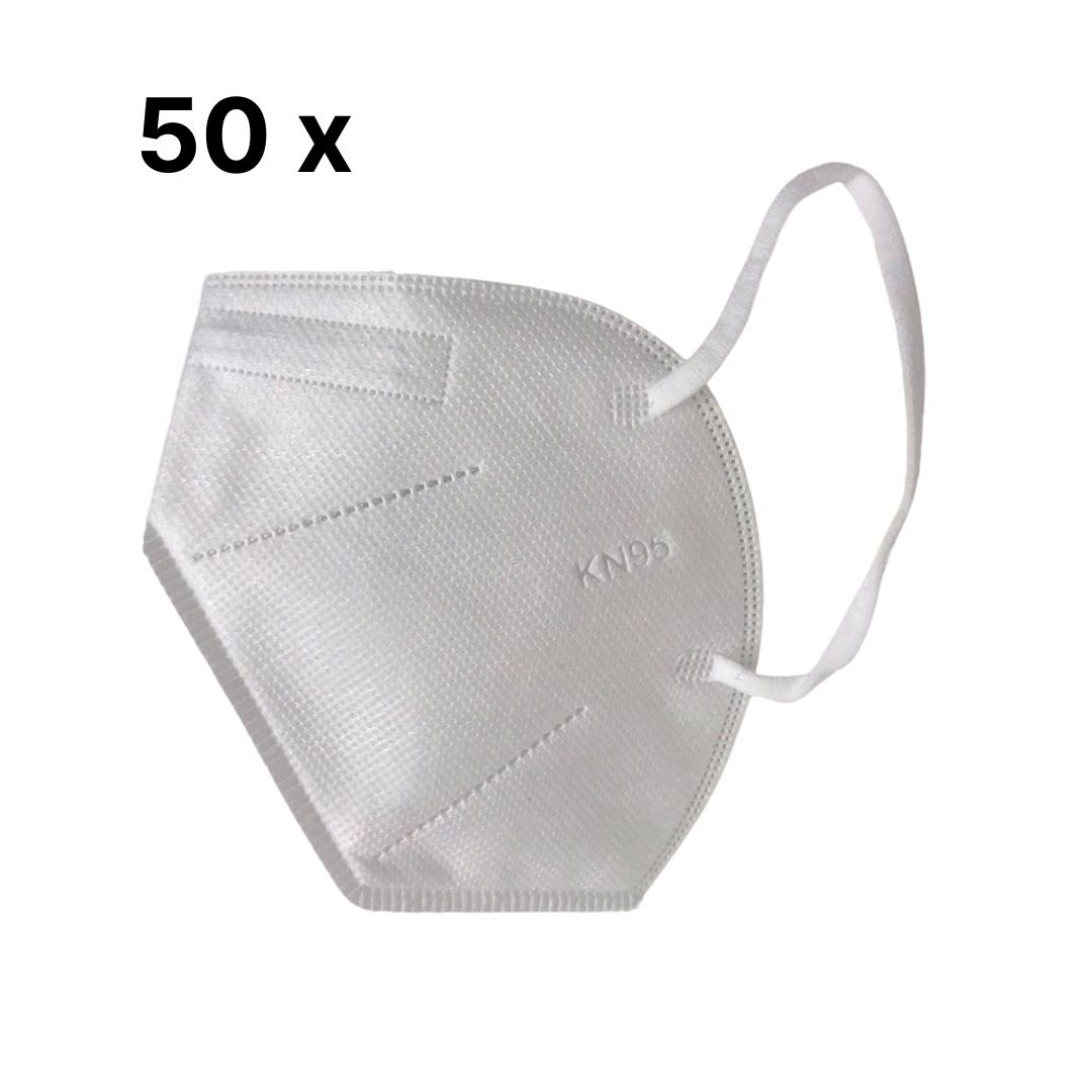 50 Mascherine Protettiva FFP2/KN95 Monouso a 4 Strati