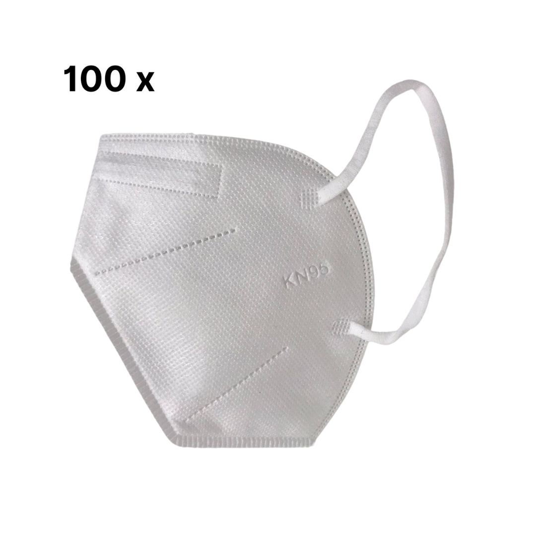 100 Mascherine Protettiva FFP2/KN95 Monouso a 4 Strati