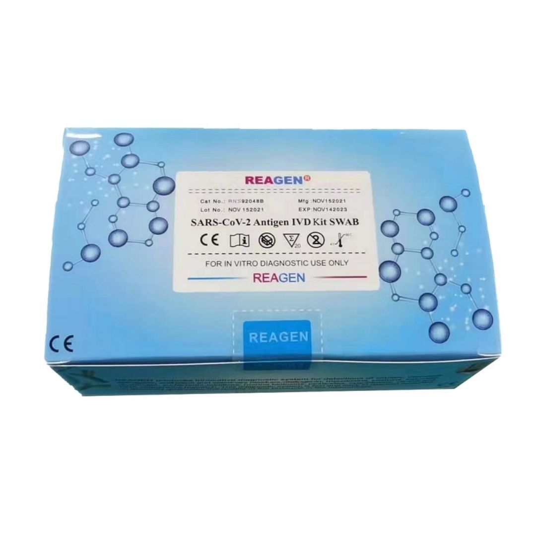 Reagen Test Antigenico Rapido Tampone COVID-19 Kit da 25 Pezzi