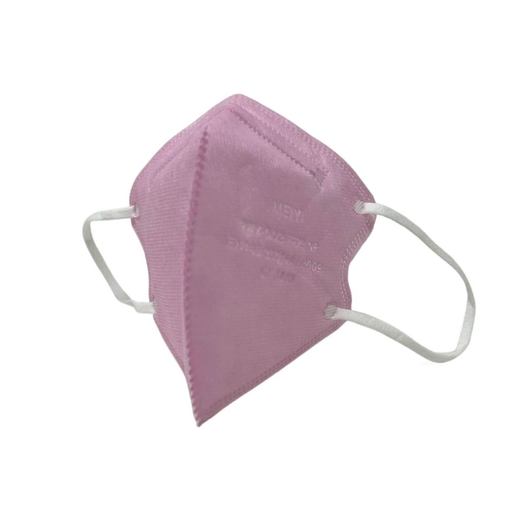 Mascherina Protettiva FFP2 Monouso Colore Rosa
